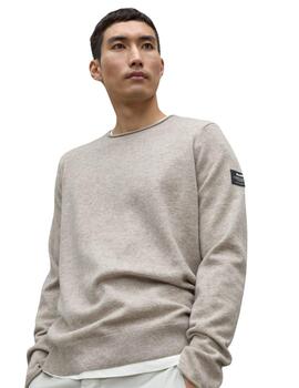 Ecoalf Punto Yulanalf Knit Man Dark Sand Melange