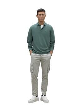 Ecoalf Polo Tedalf Long Sleeve Polo Man Dusty Gree