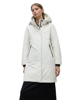 Ecoalf Cazadora Glamouralf Jacket Woman Creamy Whi