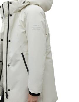 Ecoalf Cazadora Glamouralf Jacket Woman Creamy Whi