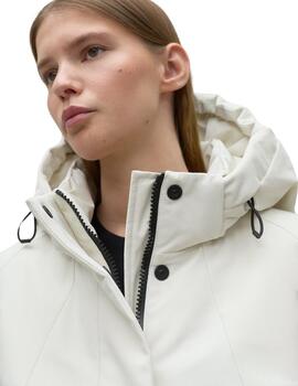 Ecoalf Cazadora Glamouralf Jacket Woman Creamy Whi