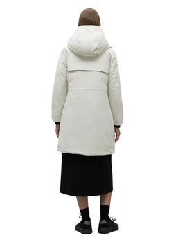 Ecoalf Cazadora Glamouralf Jacket Woman Creamy Whi