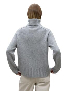 Ecoalf Punto Caquialf Knit Woman Grey Melange