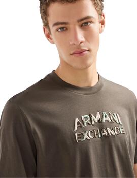 Armani T-Shirt Black Olive