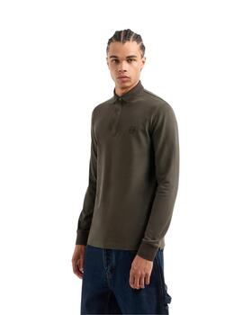 Armani Polo Shirt Black Olive