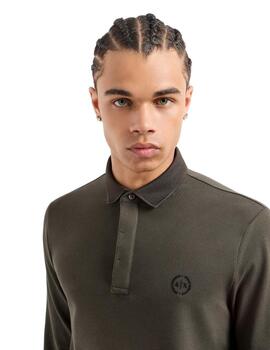 Armani Polo Shirt Black Olive