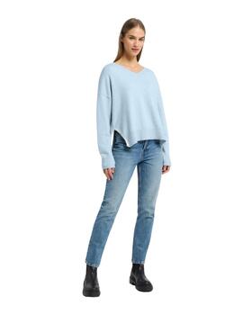 Frieda Pullover Pastel Blu