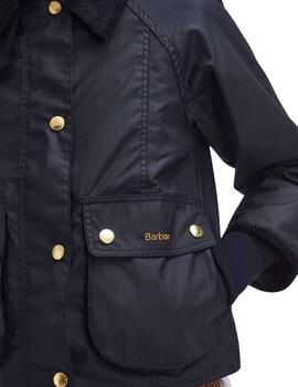 Barbour Chaqueta Barbour Cropped Beadnell Wax / Bl