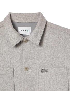 Lacoste  Camisa Chemises Argent Chine