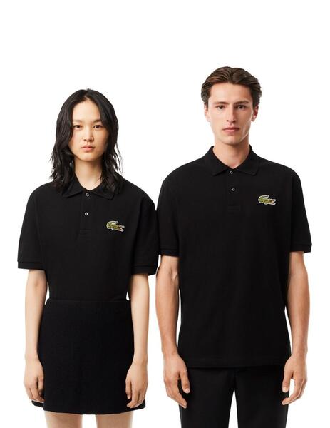 Polos negros Lacoste para hombre