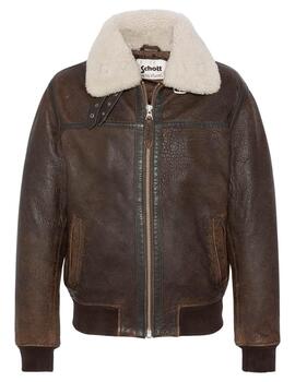 Schott Cazadora Lcbombardier Brown