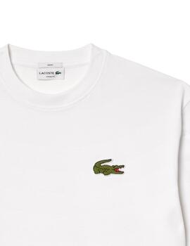 Lacoste  Camiseta Tee-Shirts & Cols Roules Blanc