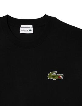 Lacoste  Camiseta Tee-Shirts & Cols Roules Noir