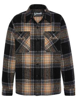 Schott Chaqueta Shcarl4 Gold Checks