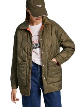 Pepe Jeans Abrigo Caty Leaf Green