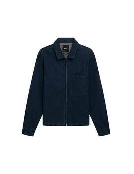 Gas Camicie M/L Jayden Zipped Shirt  Raw Rinse