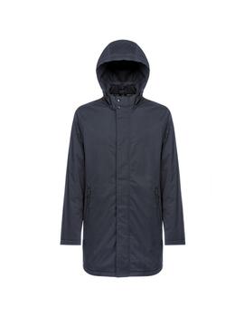 Geox  Hombre M Aurelio Coat - Poly Dty-Sky Captain