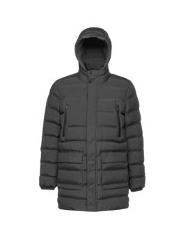 Geox  Hombre M Spherica Parka - Weaved Quil-Asphal