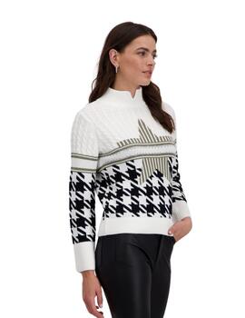 Monari Pullover Off-White Pattern