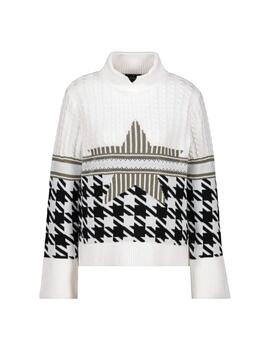 Monari Pullover Off-White Pattern