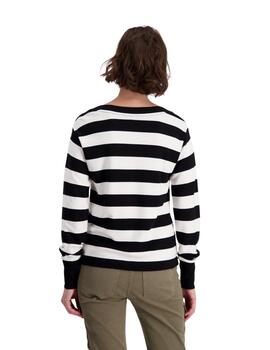 Monari Jersey Schwarz Striped