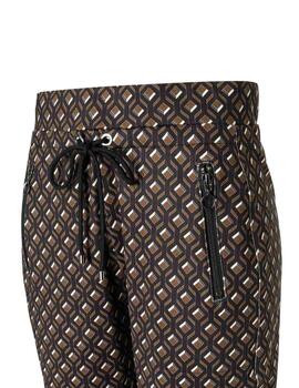 Mac Pantalones Easy Hazelnut Printed