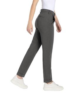 Mac Pantalones Chino Silver Shadow Melange