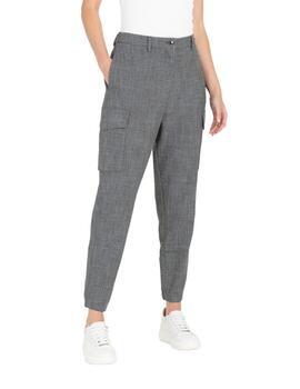 Mac Pantalones Rahel Platinum Grey Check