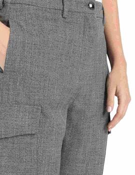 Mac Pantalones Rahel Platinum Grey Check