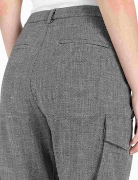 Mac Pantalones Rahel Platinum Grey Check