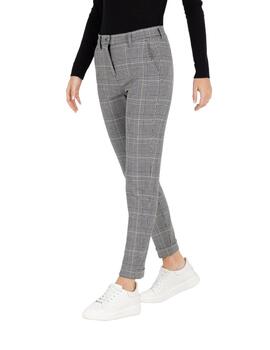 Mac Pantalones Chino Ivory Check