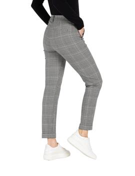 Mac Pantalones Chino Ivory Check