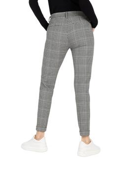 Mac Pantalones Chino Ivory Check