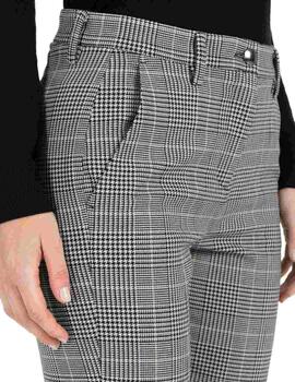 Mac Pantalones Chino Ivory Check