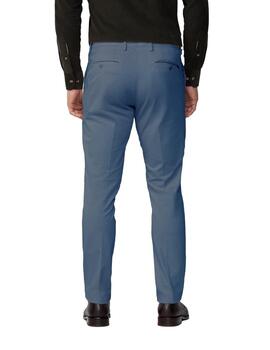 Hackett Pantalones C Chino Kensington Marine Blue