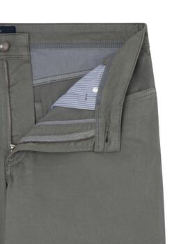 Hackett Pantalones Sateen 5Pkt Myrtle Green