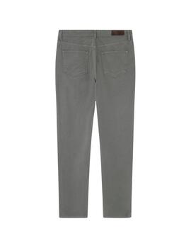 Hackett Pantalones Sateen 5Pkt Myrtle Green