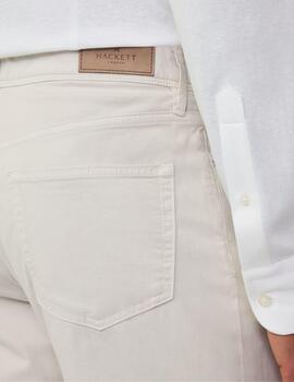 Hackett Pantalones Sateen 5Pkt Stone Beige