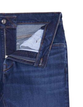 Hackett Pantalones Powerflex Vntge Wsh Denim Blue