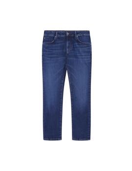 Hackett Pantalones Powerflex Vntge Wsh Denim Blue