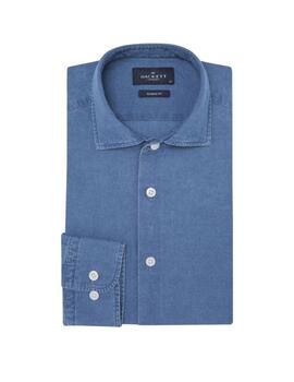 Hackett Camisa Essential Denim Mid Blue