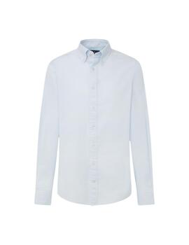 Hackett Camisa Ess Gmt Dyed Oxford Sky Blue