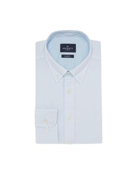 Hackett Camisa Ess Gmt Dyed Oxford Sky Blue