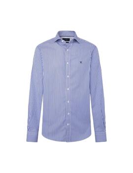 Hackett Camisa Ess Bengal Stripe Blue