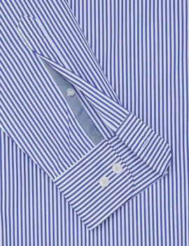 Hackett Camisa Ess Bengal Stripe Blue