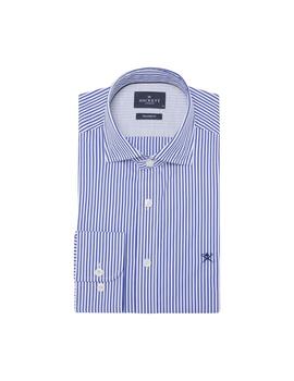 Hackett Camisa Ess Bengal Stripe Blue