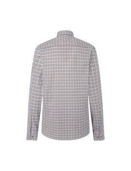 Hackett Camisa 3 Col Brushed Gingham Brown