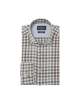 Hackett Camisa Flannel Gingham Green