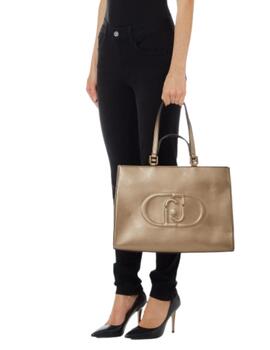 Liujo Bolso Shopping Bag  Bronzo Met.