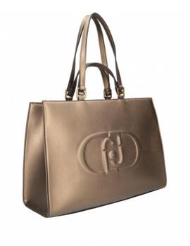 Liujo Bolso Shopping Bag  Bronzo Met.